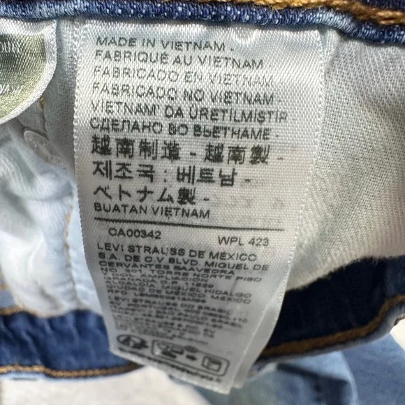 Levi's 505 Mens 38x30 (Fits 37x29) Regular Fit Jeans Medium Wash Denim Classic - Picture 5 of 10